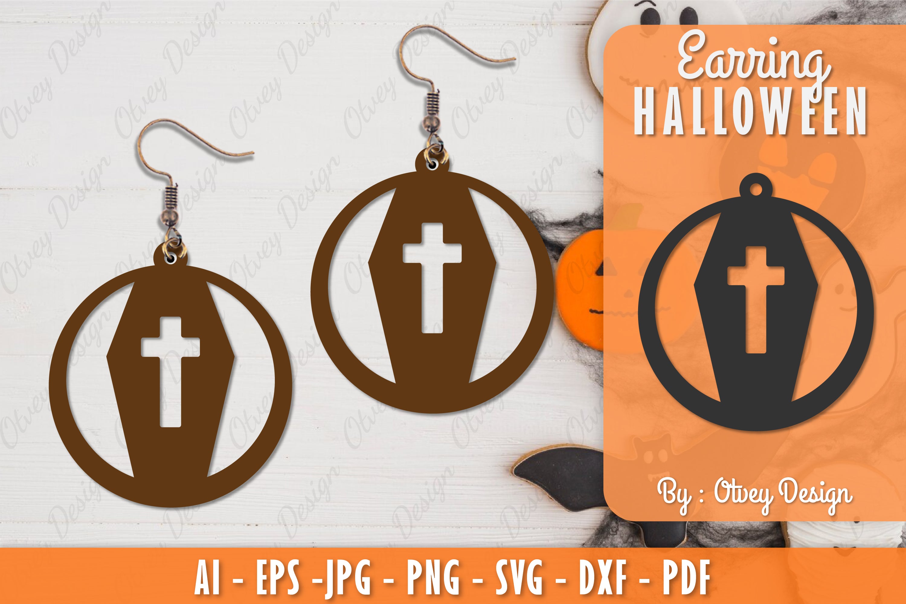 Earring Halloween Lasercut SVG Bundle 189 - CraftNest - Digital Crafting and Art