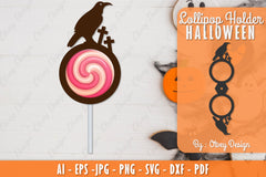 Halloween Lollipop Holder SVG Bundle 15 - CraftNest - Digital Crafting and Art