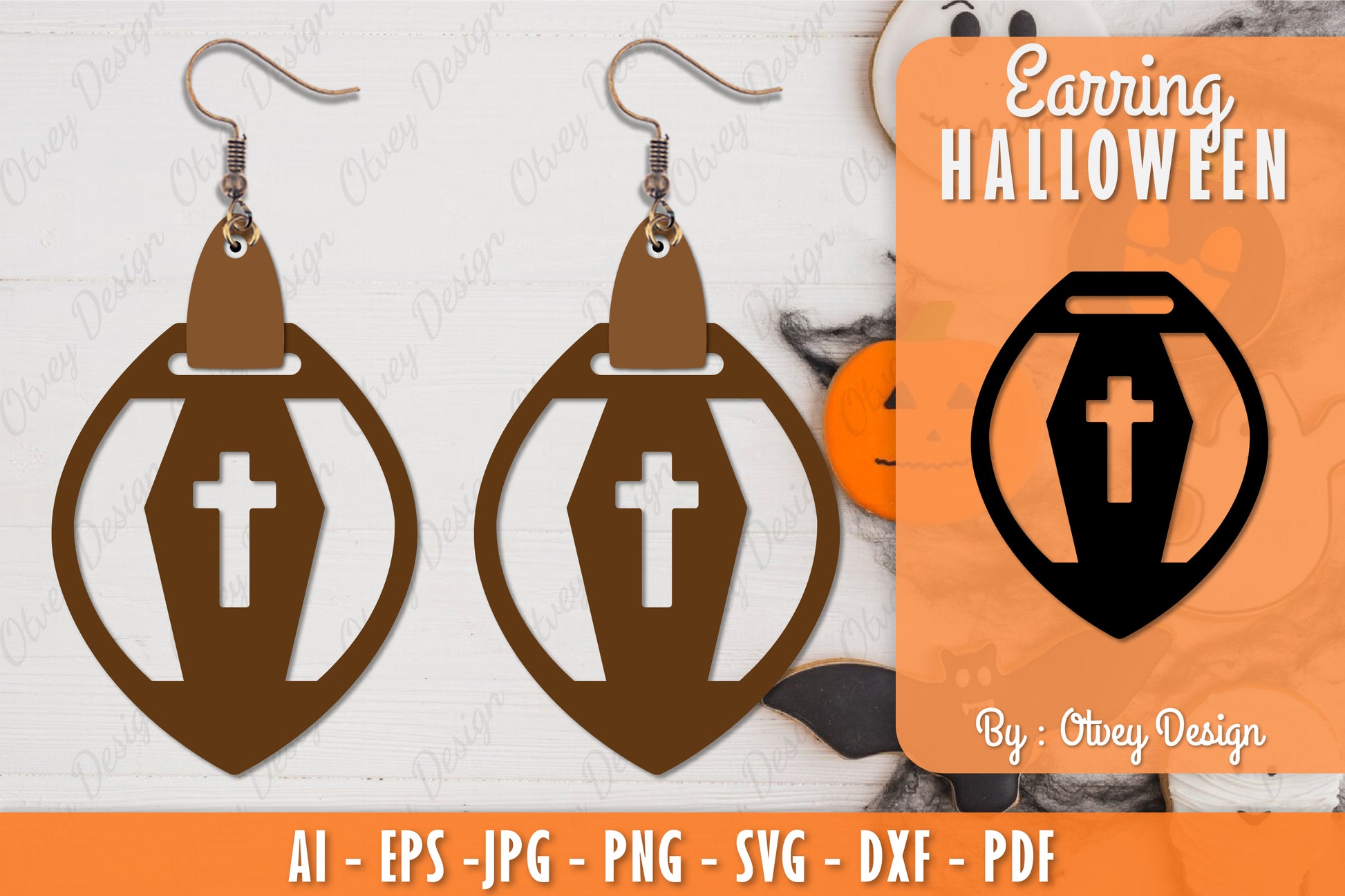 Earring Halloween Lasercut SVG Bundle 276 - CraftNest - Digital Crafting and Art