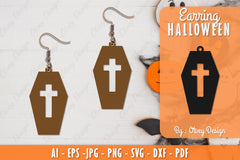 Earring Halloween Lasercut SVG Bundle 15 - CraftNest - Digital Crafting and Art