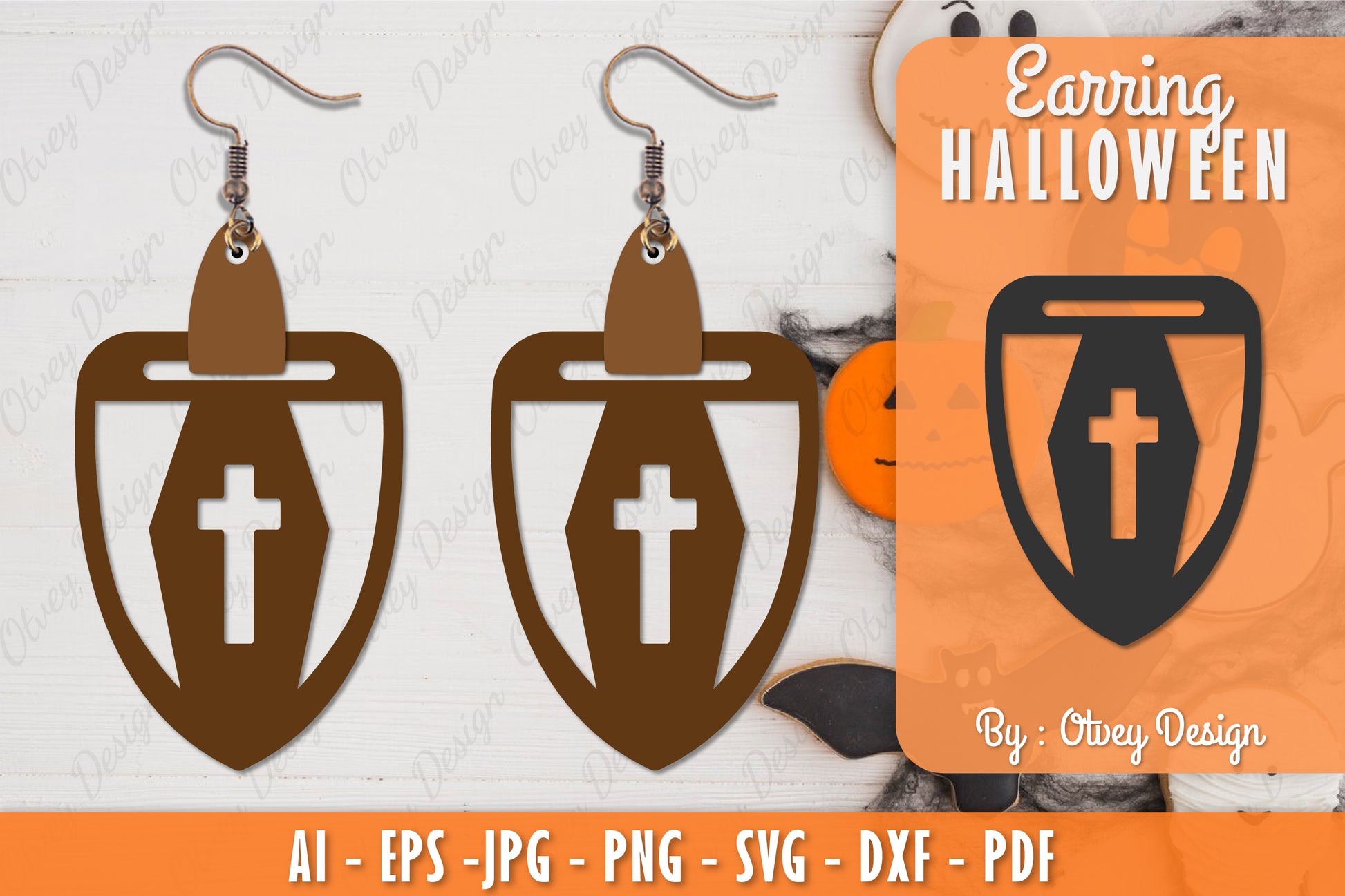 Earring Halloween Lasercut SVG Bundle 247 - CraftNest - Digital Crafting and Art