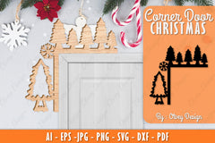 Christmas Corner Door SVG Bundle 15 - CraftNest - Digital Crafting and Art