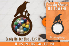 Halloween Candy Dome SVG Bundle 15 - CraftNest - Digital Crafting and Art