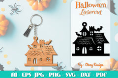 Halloween Keychain Lasercut SVG Bundle - CraftNest - Digital Crafting and Art