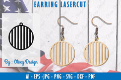 4th of July Earring SVG Bundle 16 - CraftNest - Digital Crafting and Art