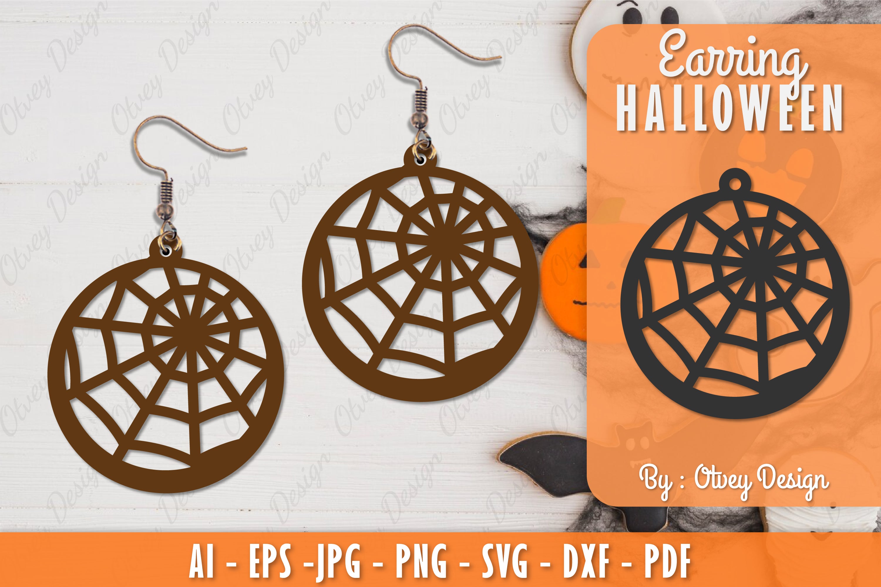 Earring Halloween Lasercut SVG Bundle 190 - CraftNest - Digital Crafting and Art