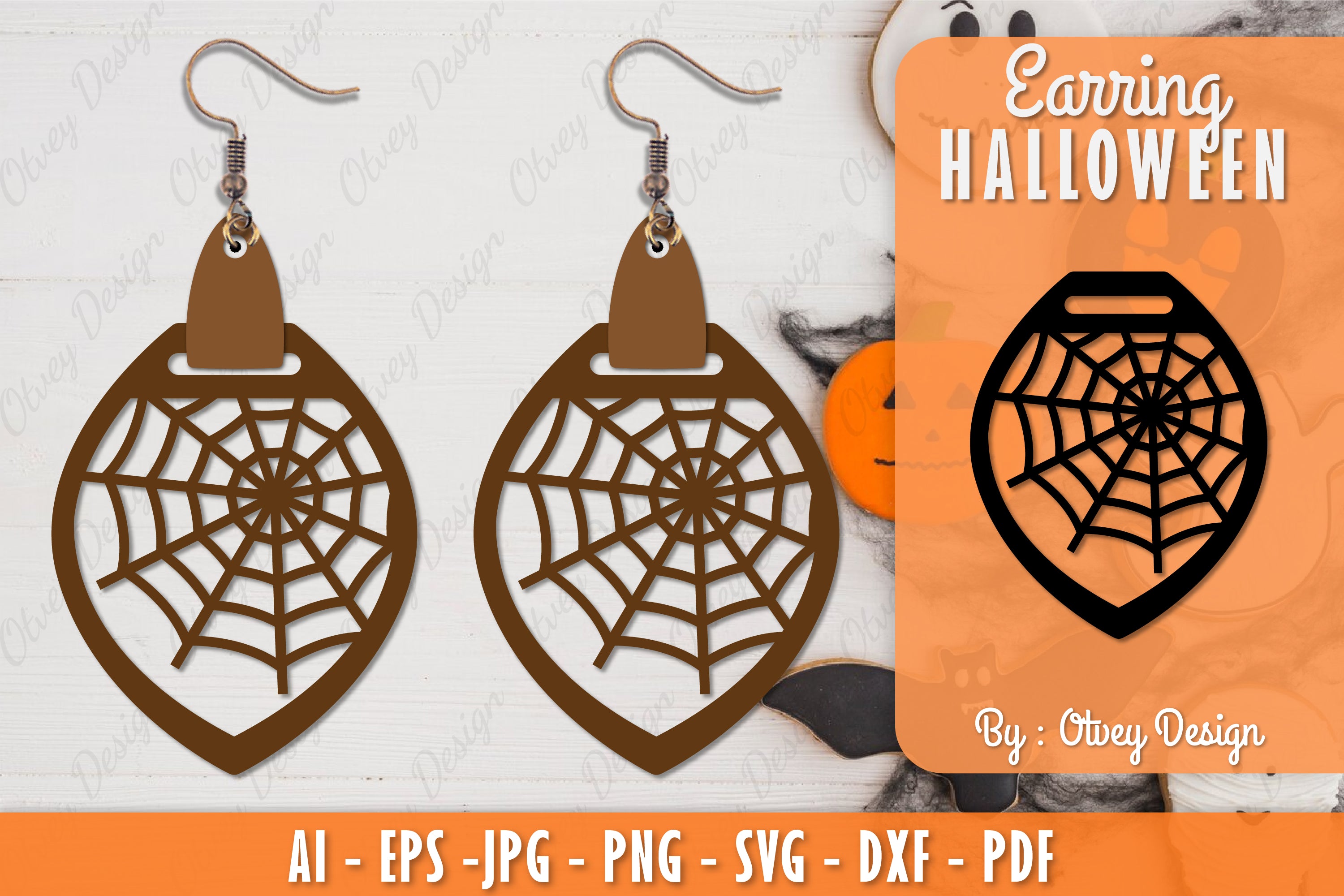 Earring Halloween Lasercut SVG Bundle 277 - CraftNest - Digital Crafting and Art