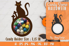 Halloween Candy Dome SVG Bundle 16 - CraftNest - Digital Crafting and Art
