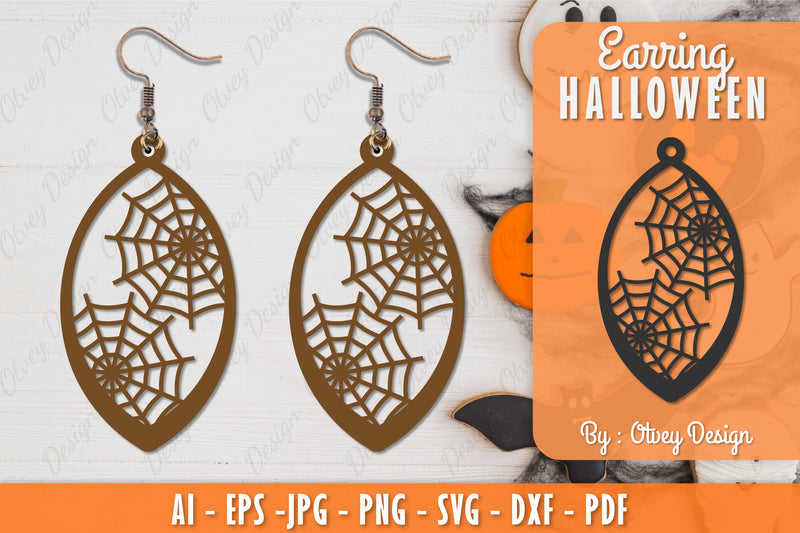 Earring Halloween Lasercut SVG Bundle 160 - CraftNest - Digital Crafting and Art