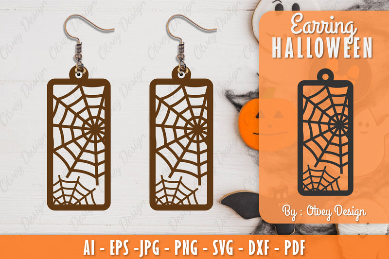 Earring Halloween Lasercut SVG Bundle 46 - CraftNest - Digital Crafting and Art
