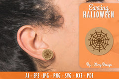 Earring Halloween Lasercut SVG Bundle 75 - CraftNest - Digital Crafting and Art