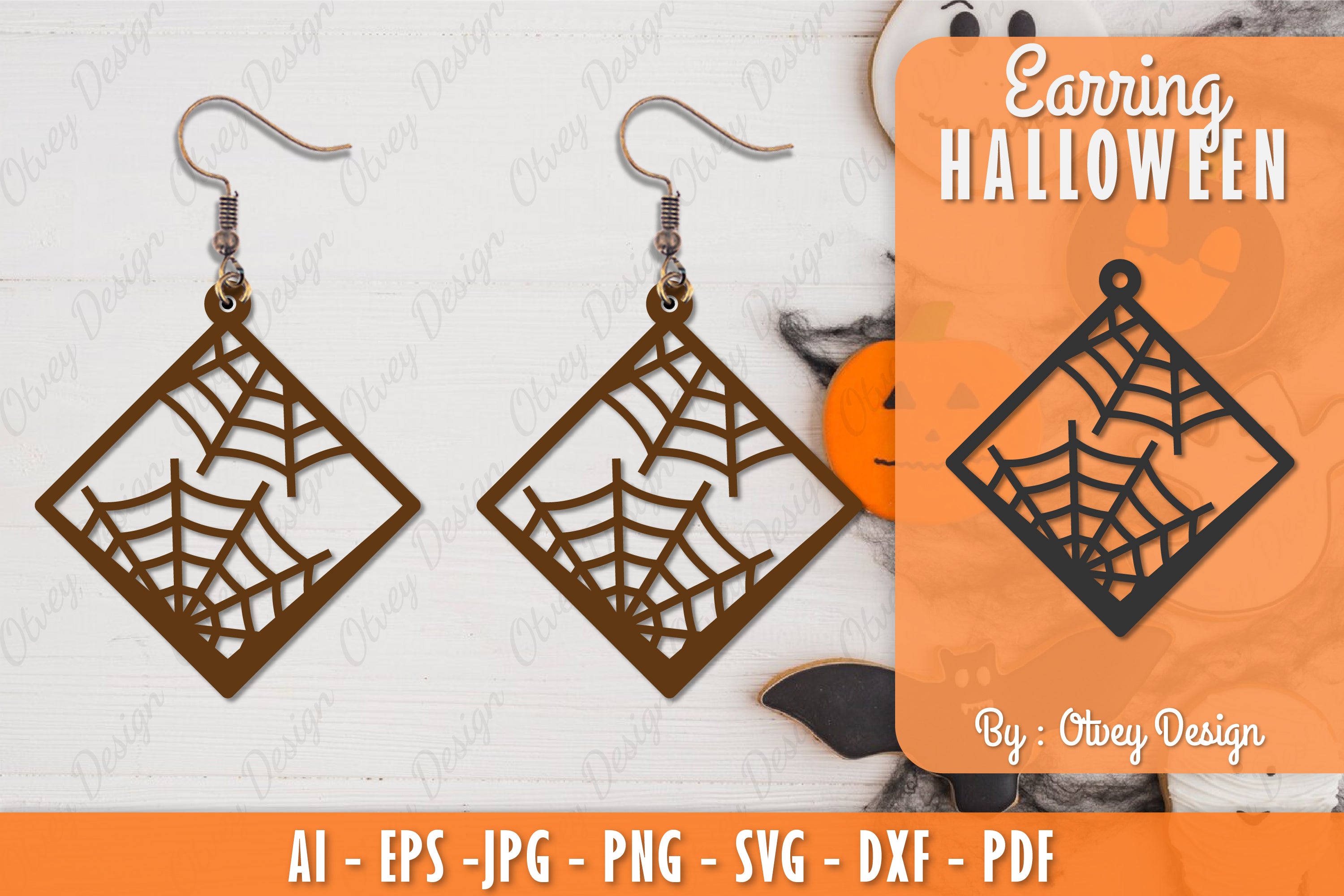 Earring Halloween Lasercut SVG Bundle 218 - CraftNest - Digital Crafting and Art