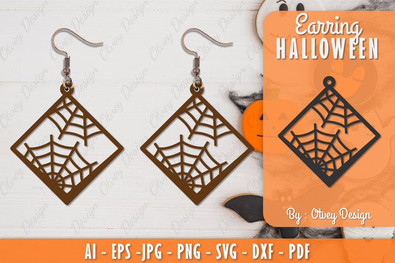Earring Halloween Lasercut SVG Bundle 218 - CraftNest - Digital Crafting and Art