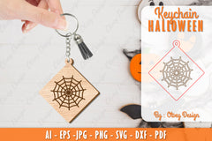 Keychain Halloween Lasercut SVG Bundle 126 - CraftNest - Digital Crafting and Art