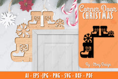 Christmas Corner Door SVG Bundle 16 - CraftNest - Digital Crafting and Art
