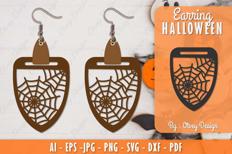 Earring Halloween Lasercut SVG Bundle 248 - CraftNest - Digital Crafting and Art