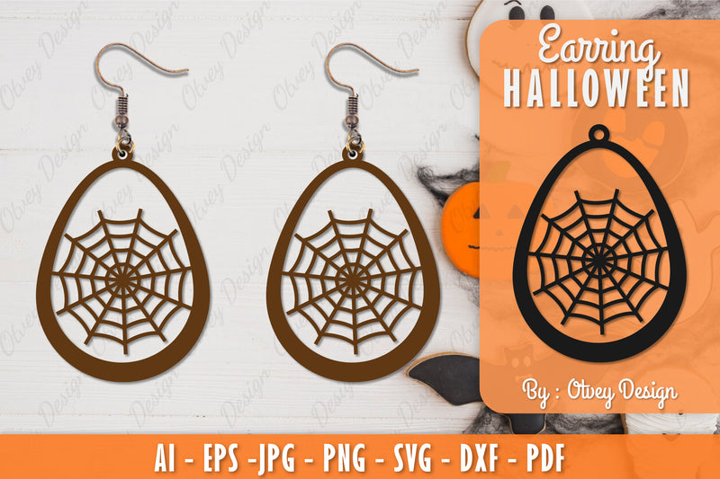 Earring Halloween Lasercut SVG Bundle 103 - CraftNest - Digital Crafting and Art