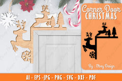 Christmas Corner Door SVG Bundle 17 - CraftNest - Digital Crafting and Art
