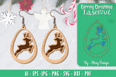 Christmas Earrings SVG Bundle 94 - CraftNest - Digital Crafting and Art