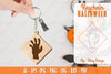 Halloween Keychain Lasercut SVG Bundle