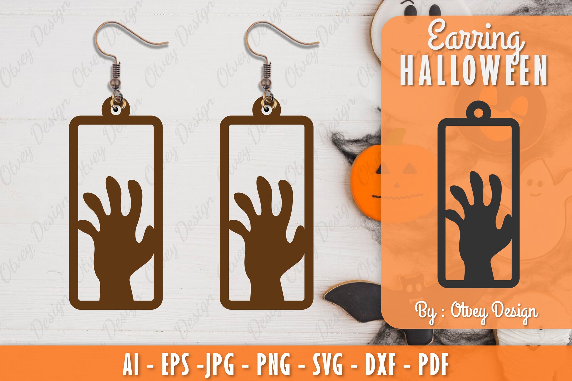Earring Halloween Lasercut SVG Bundle 47 - CraftNest - Digital Crafting and Art