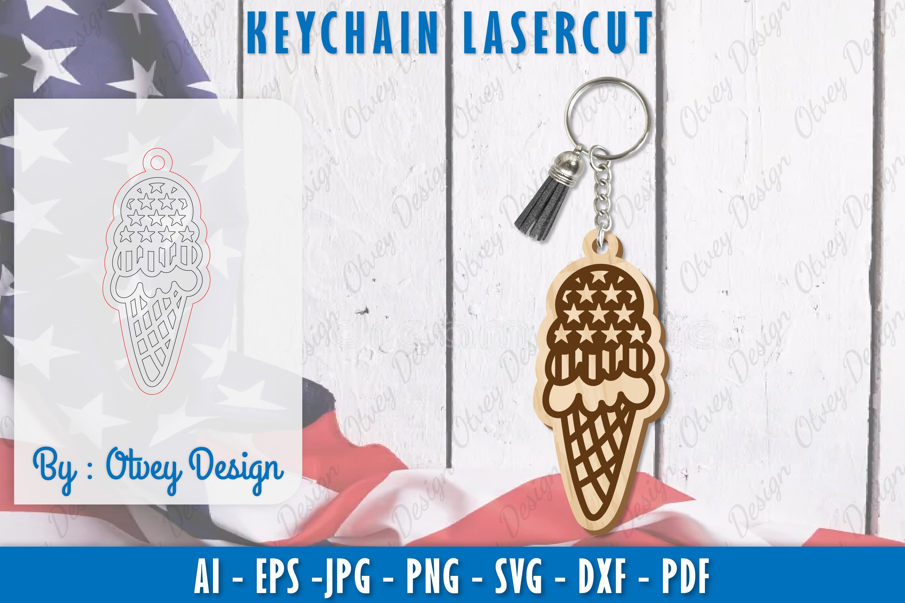 4th of July Keychain SVG Bundle 14 - CraftNest - Digital Crafting and Art