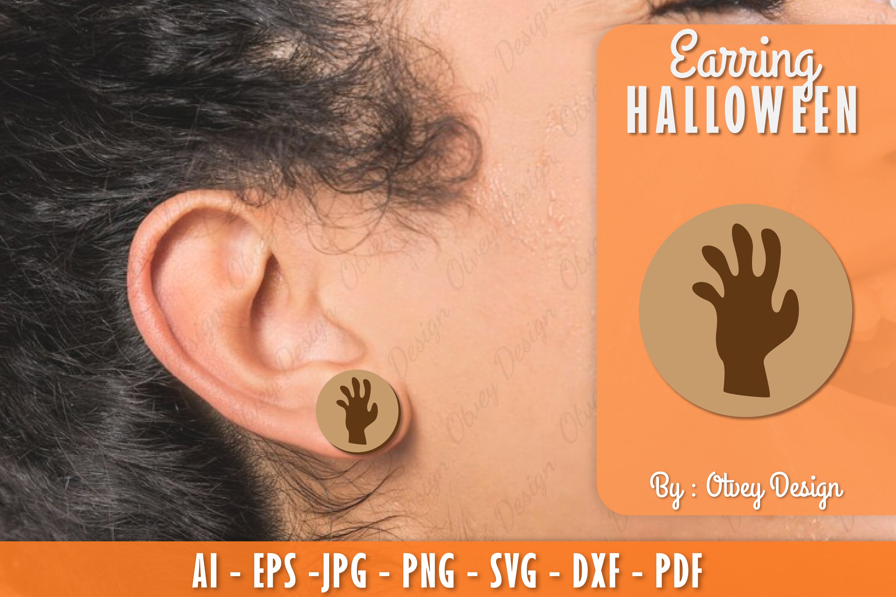 Earring Halloween Lasercut SVG Bundle 76 - CraftNest - Digital Crafting and Art
