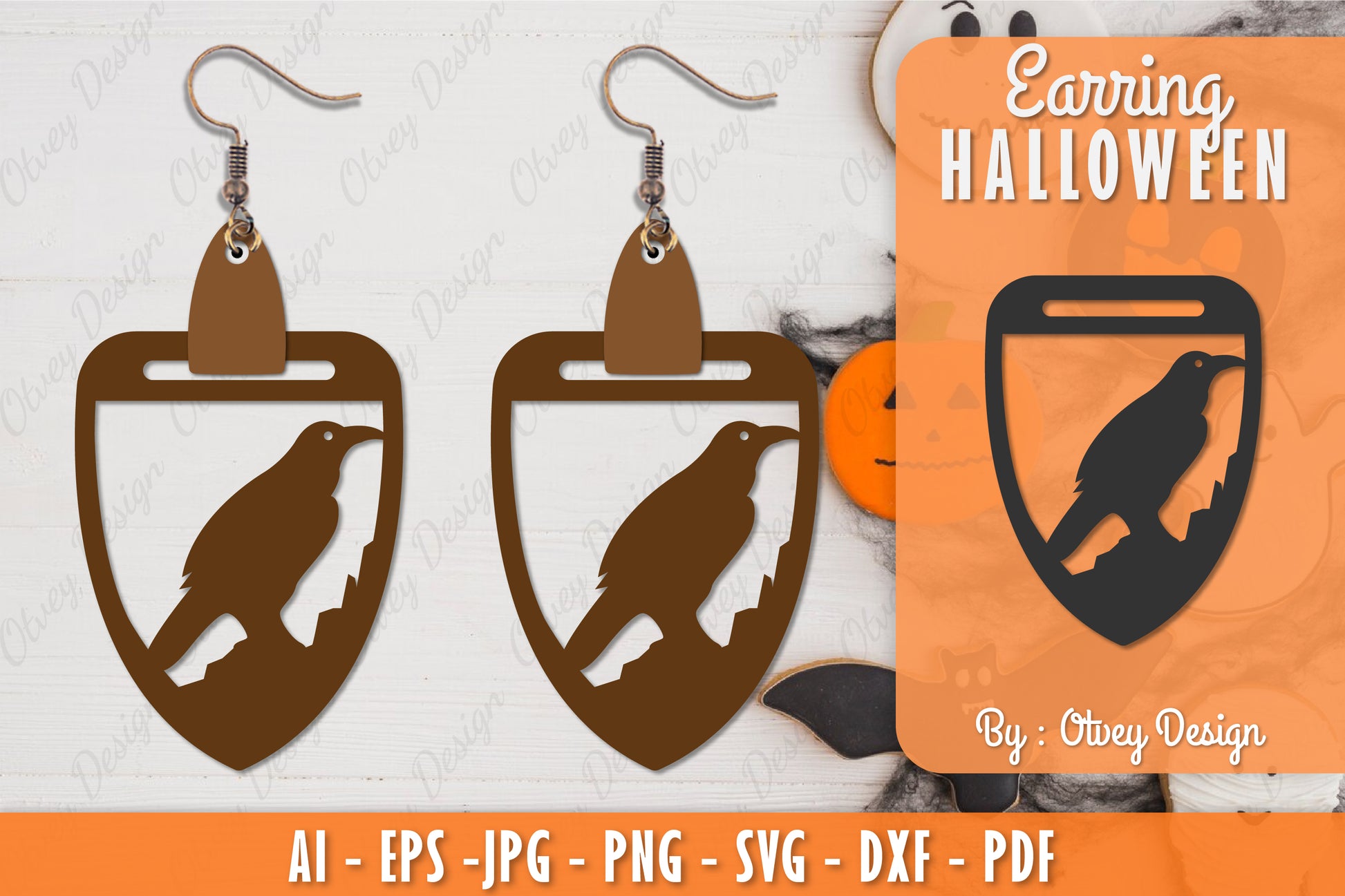 Earring Halloween Lasercut SVG Bundle 250 - CraftNest - Digital Crafting and Art
