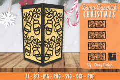 Christmas Lamp Lasercut SVG Bundle 18 - CraftNest - Digital Crafting and Art