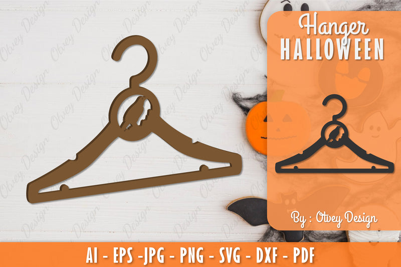 Halloween Hanger Laser Cut SVG Bundle 18 - CraftNest - Digital Crafting and Art