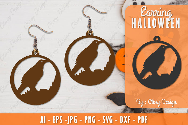 Earring Halloween Lasercut SVG Bundle 192 - CraftNest - Digital Crafting and Art