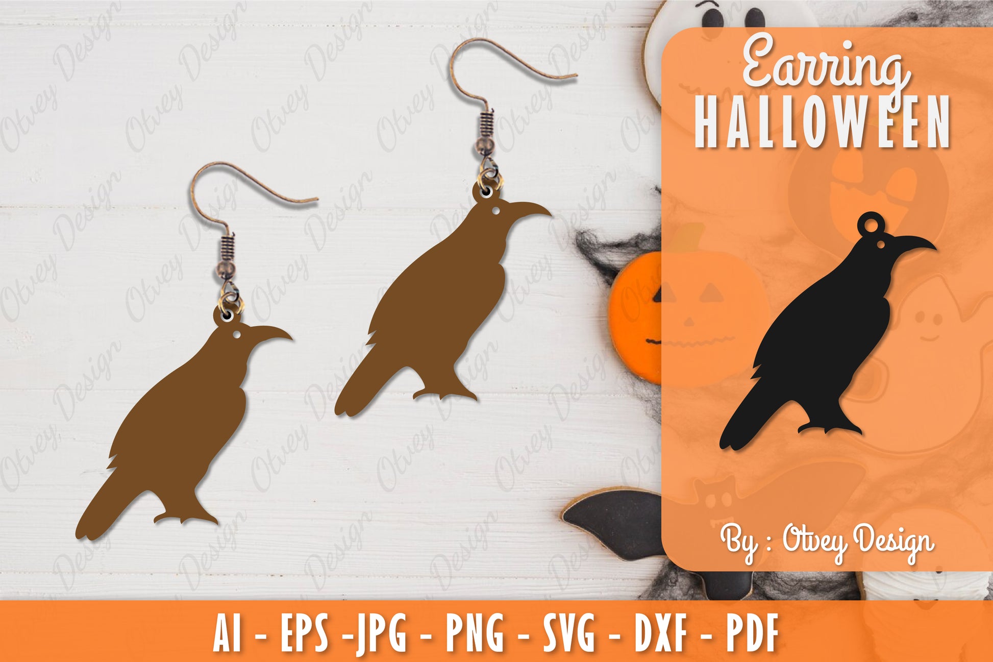 Earring Halloween Lasercut SVG Bundle 18 - CraftNest - Digital Crafting and Art