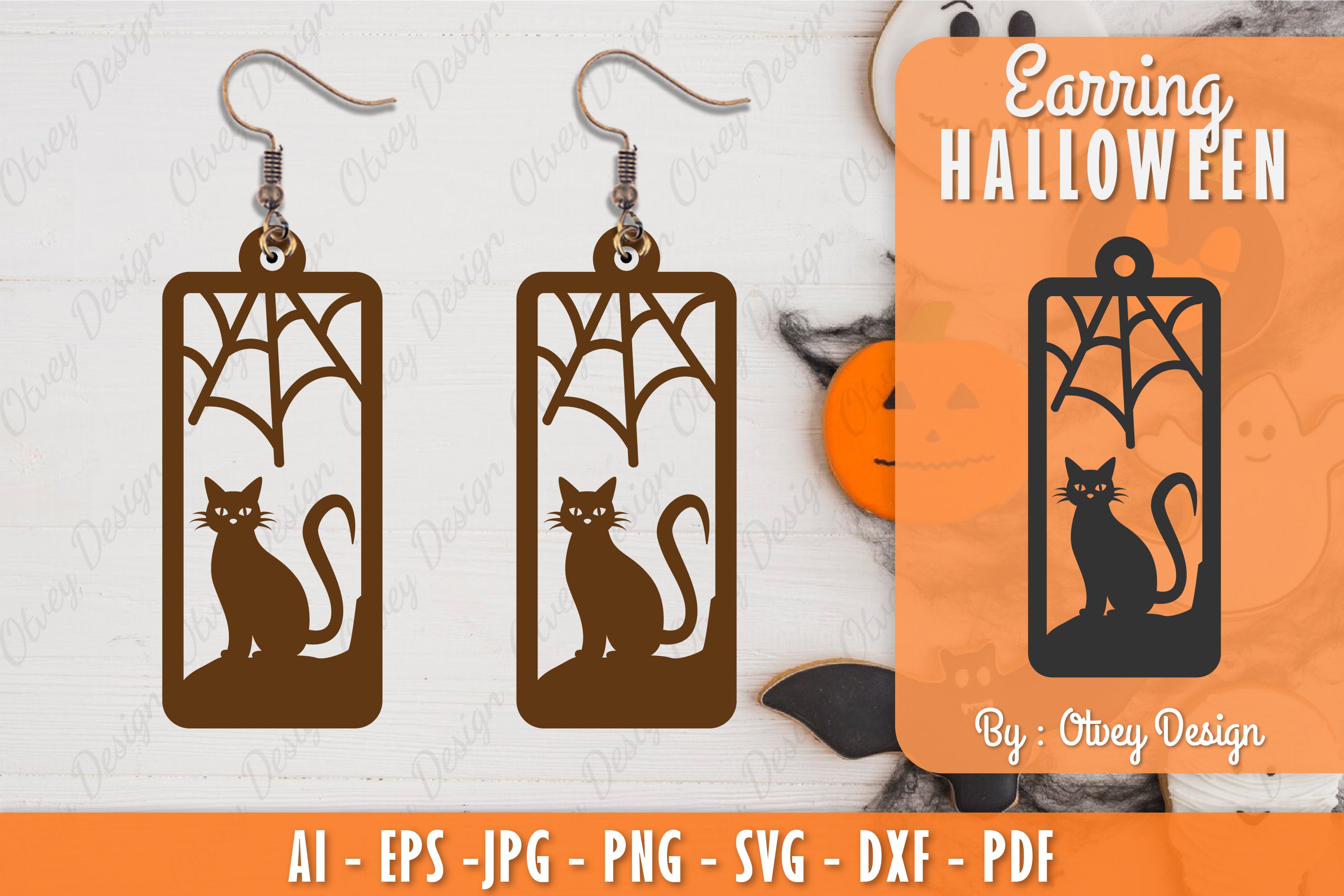 Earring Halloween Lasercut SVG Bundle 49 - CraftNest - Digital Crafting and Art
