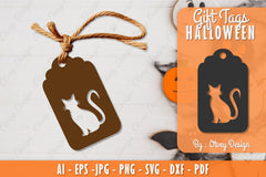 Halloween Gift Tags SVG Bundle 19 - CraftNest - Digital Crafting and Art