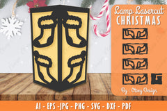 Christmas Lamp Lasercut SVG Bundle 19 - CraftNest - Digital Crafting and Art