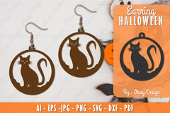 Earring Halloween Lasercut SVG Bundle 193 - CraftNest - Digital Crafting and Art