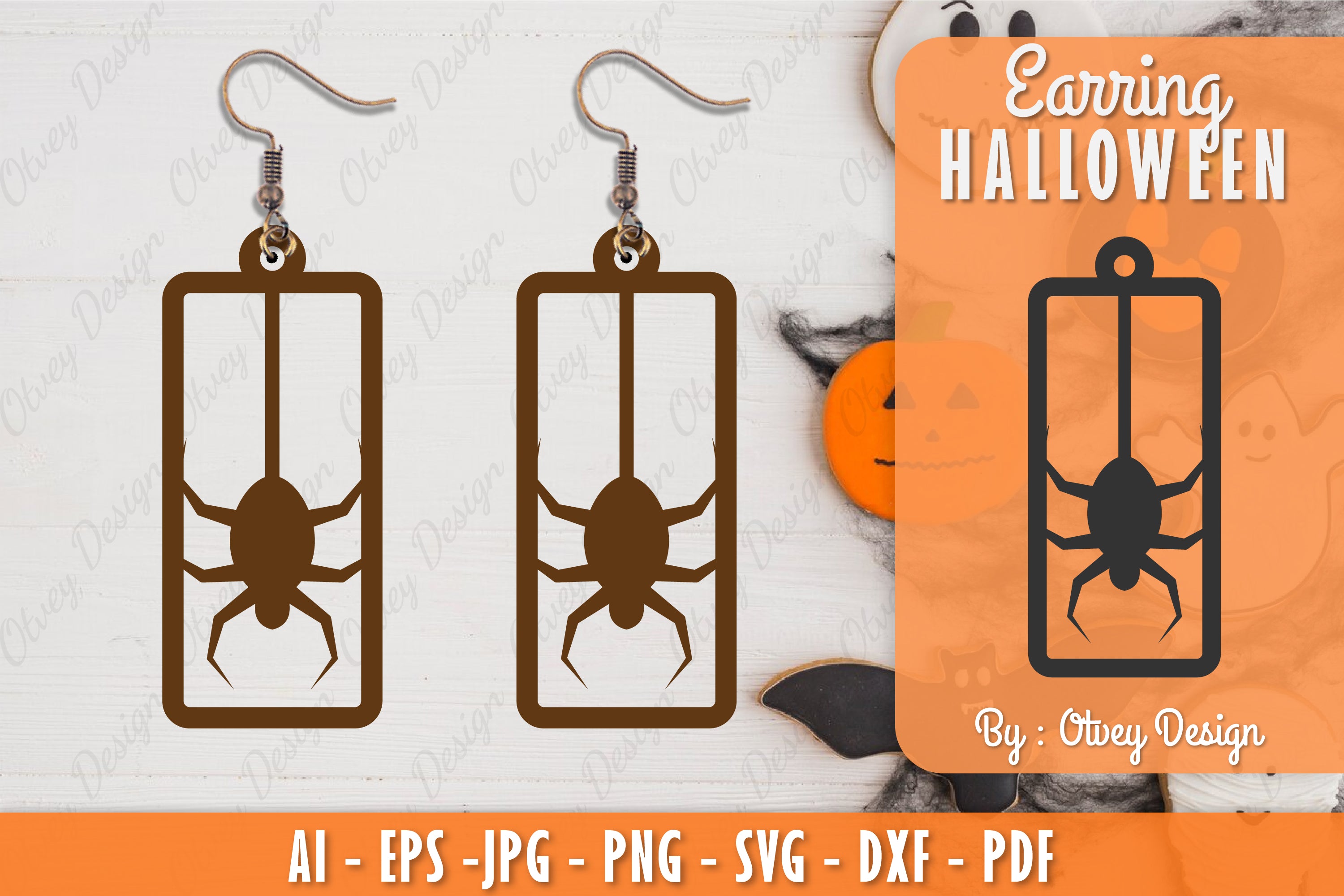 Earring Halloween Lasercut SVG Bundle 51 - CraftNest - Digital Crafting and Art