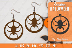 Earring Halloween Lasercut SVG Bundle 195 - CraftNest - Digital Crafting and Art