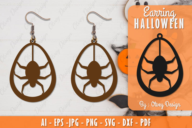 Earring Halloween Lasercut SVG Bundle 108 - CraftNest - Digital Crafting and Art