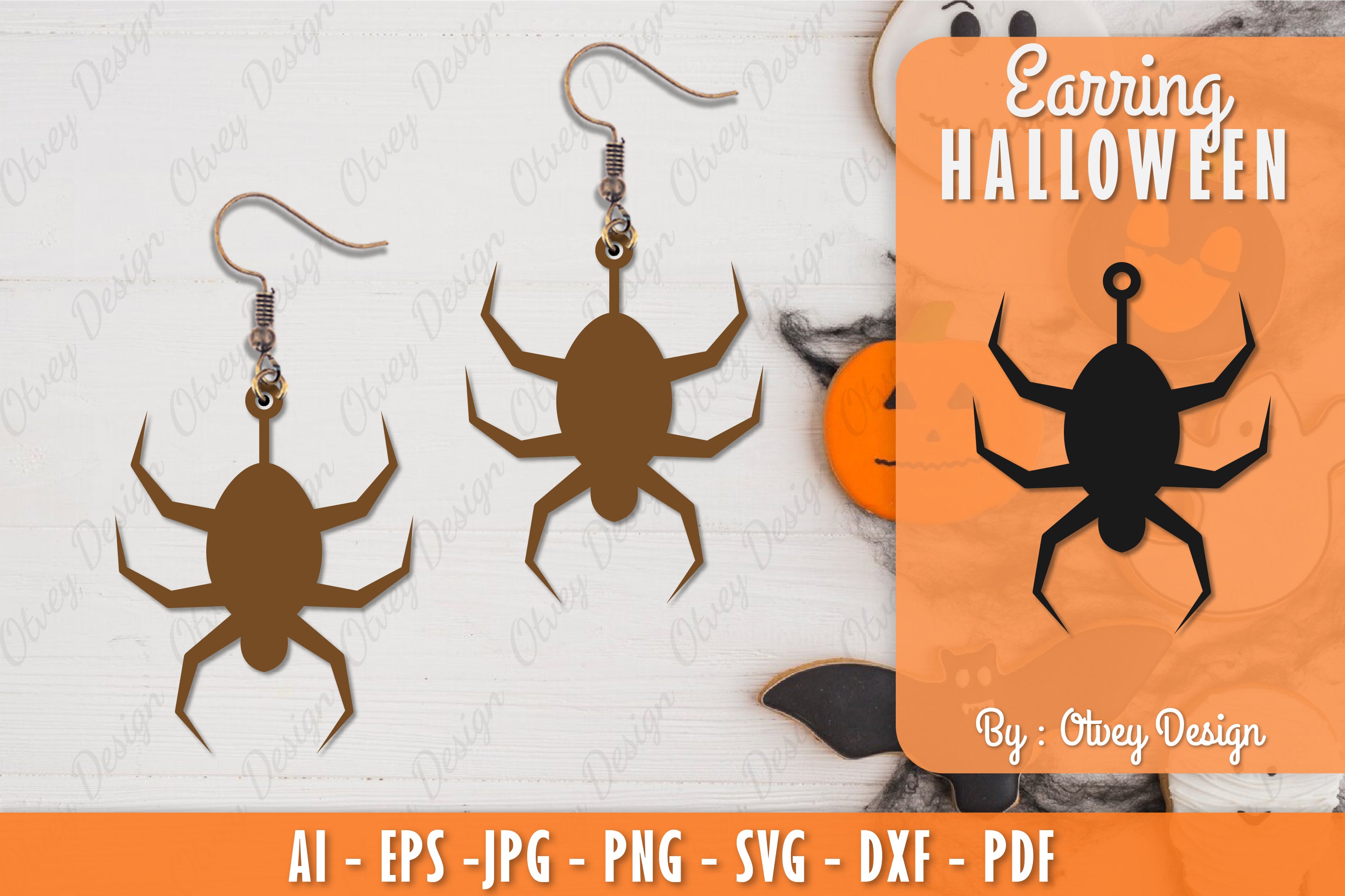 Earring Halloween Lasercut SVG Bundle 21 - CraftNest - Digital Crafting and Art