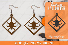 Earring Halloween Lasercut SVG Bundle 223 - CraftNest - Digital Crafting and Art