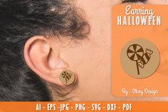 Earring Halloween Lasercut SVG Bundle 80 - CraftNest - Digital Crafting and Art