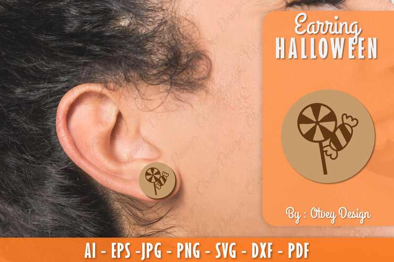 Earring Halloween Lasercut SVG Bundle 80 - CraftNest - Digital Crafting and Art