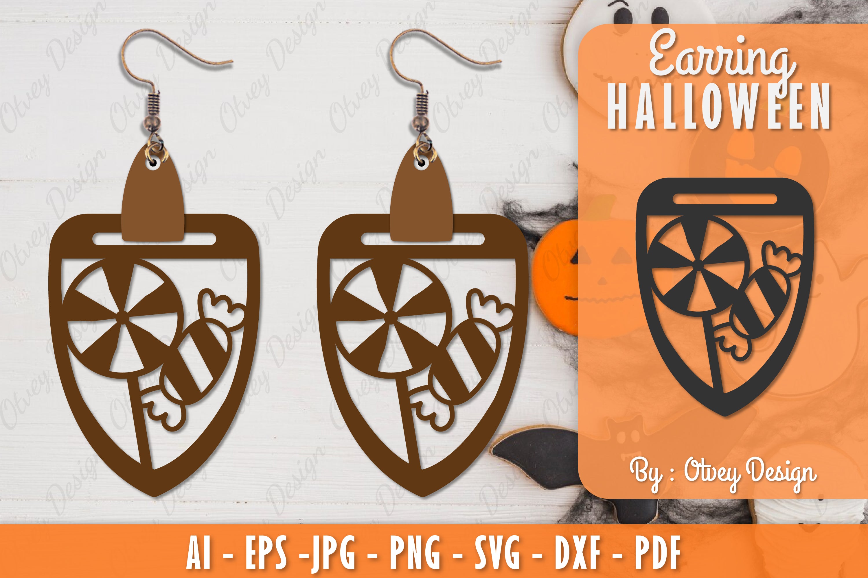 Earring Halloween Lasercut SVG Bundle 254 - CraftNest - Digital Crafting and Art