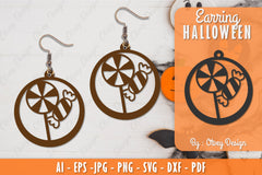 Earring Halloween Lasercut SVG Bundle 196 - CraftNest - Digital Crafting and Art