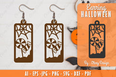Earring Halloween Lasercut SVG Bundle 52 - CraftNest - Digital Crafting and Art