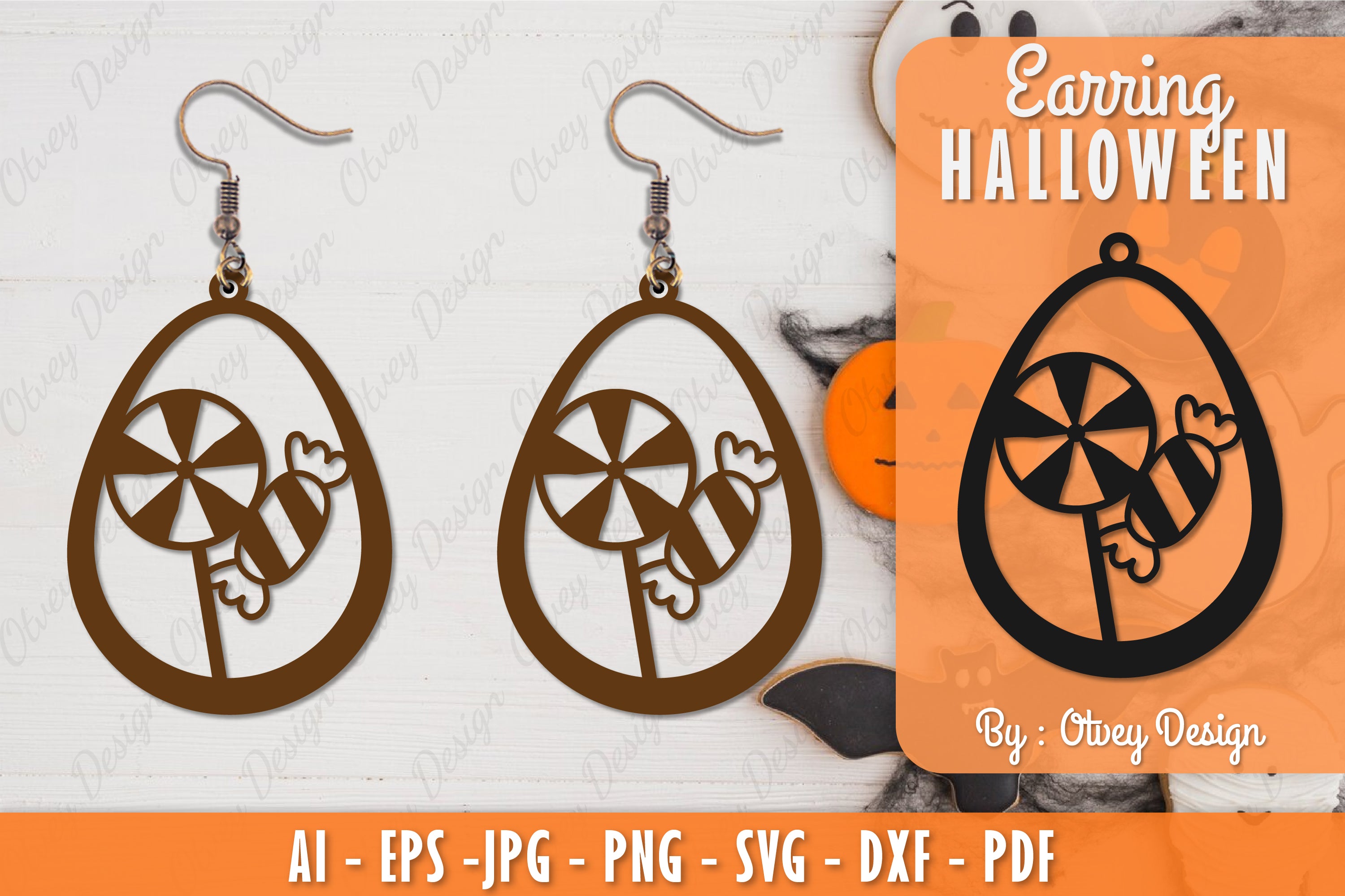 Earring Halloween Lasercut SVG Bundle 109 - CraftNest - Digital Crafting and Art