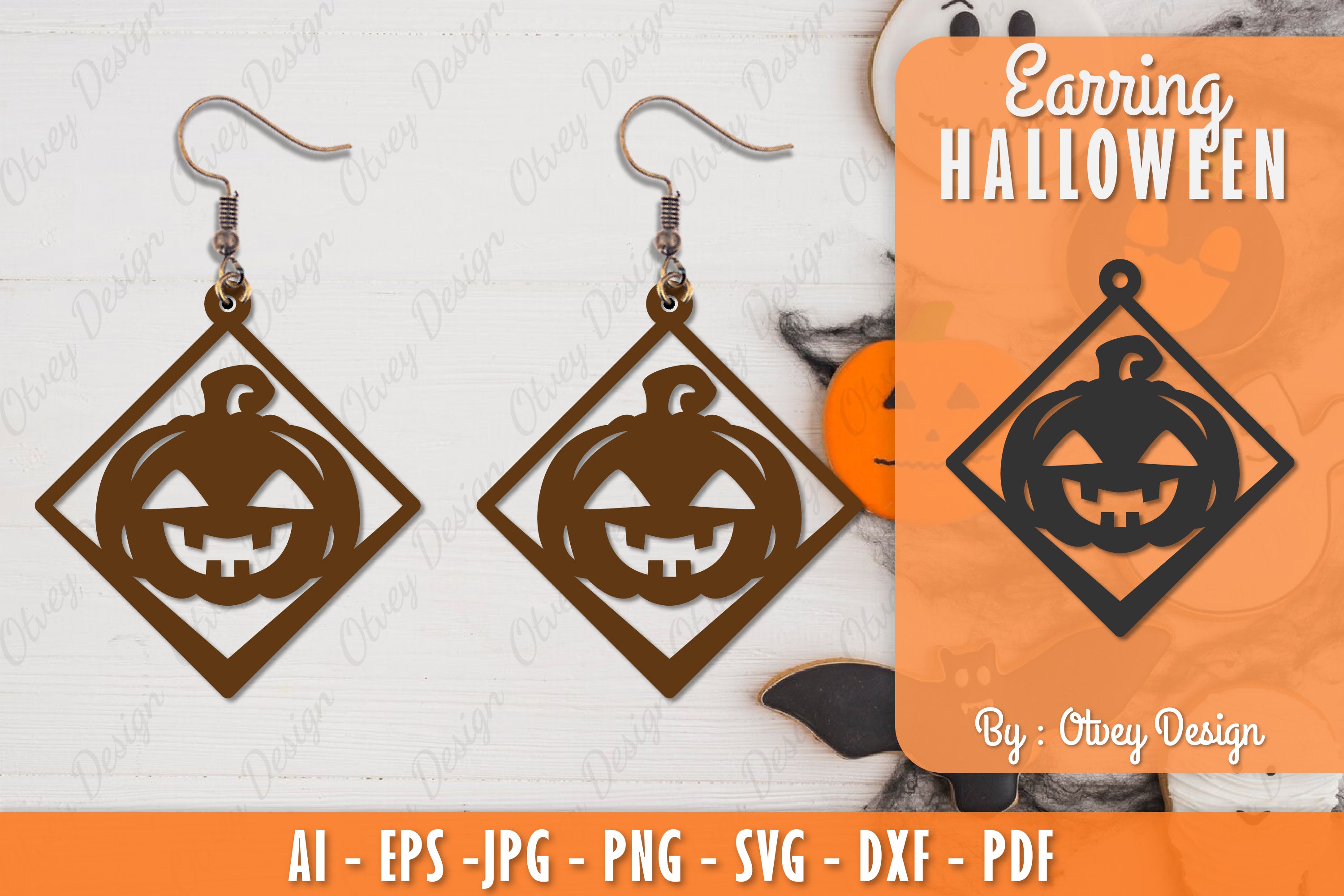Earring Halloween Lasercut SVG Bundle 214 - CraftNest - Digital Crafting and Art