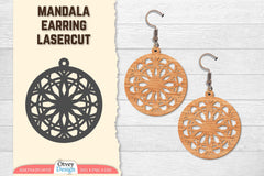 Earring Mandala Lasercut SVG Bundle 17 - CraftNest - Digital Crafting and Art