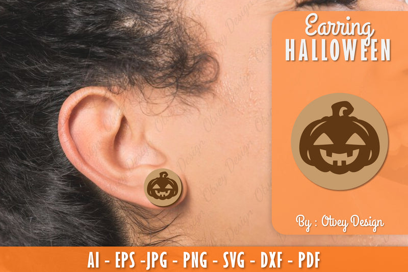 Earring Halloween Lasercut SVG Bundle 72 - CraftNest - Digital Crafting and Art